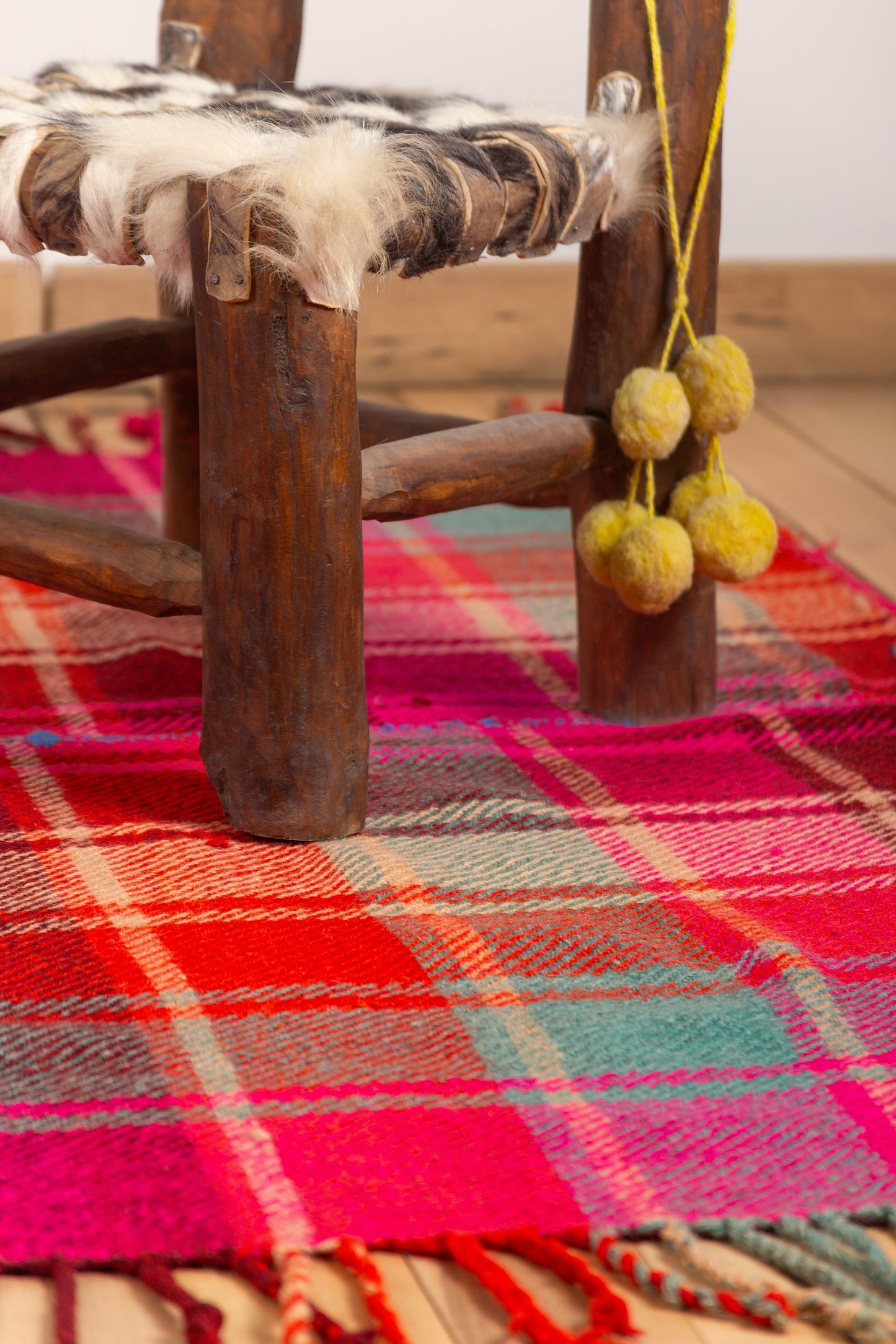 Puyo Lana de Llama en Telar