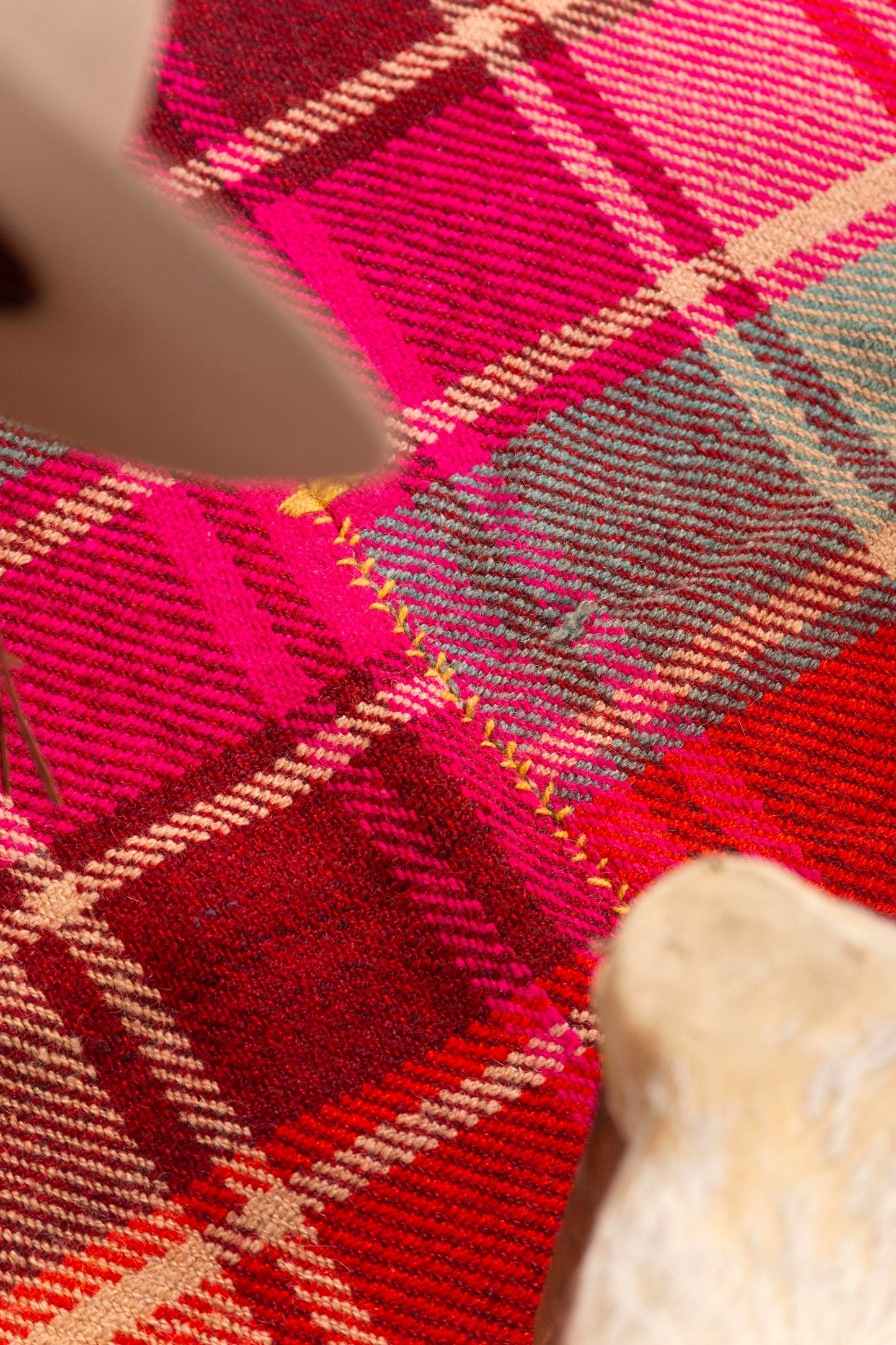 Puyo Lana de Llama en Telar