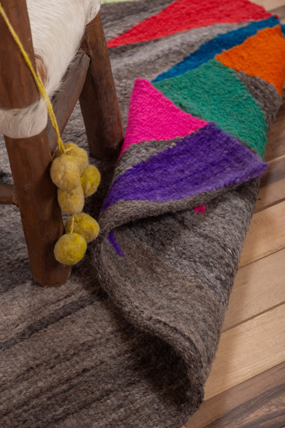 Alfombra de Oveja hecho en Telar