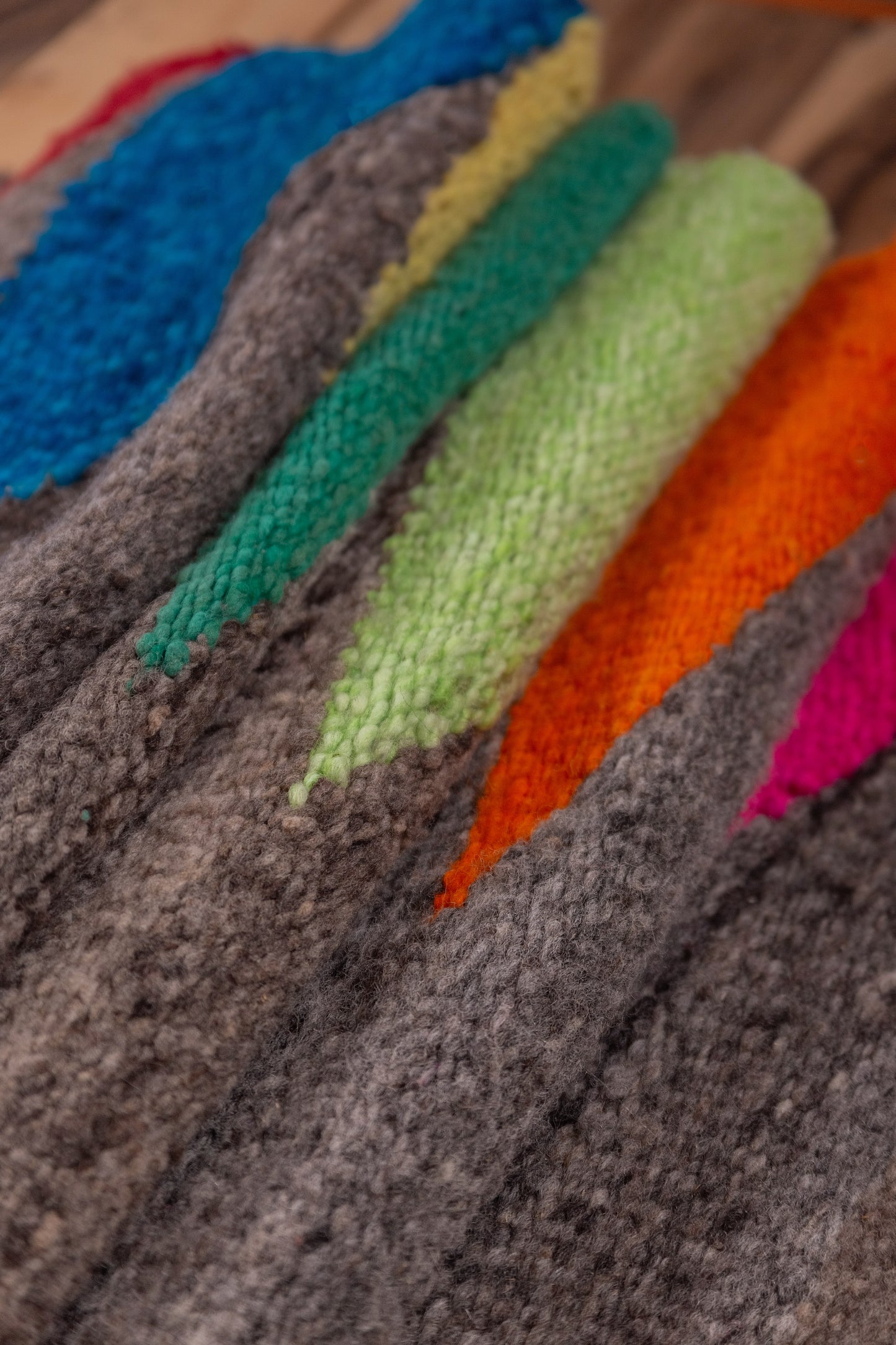 Alfombra de Oveja hecho en Telar