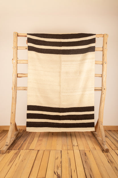 Sheep Wool Rug Made on Loom