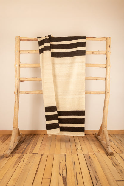 Sheep Wool Rug Made on Loom