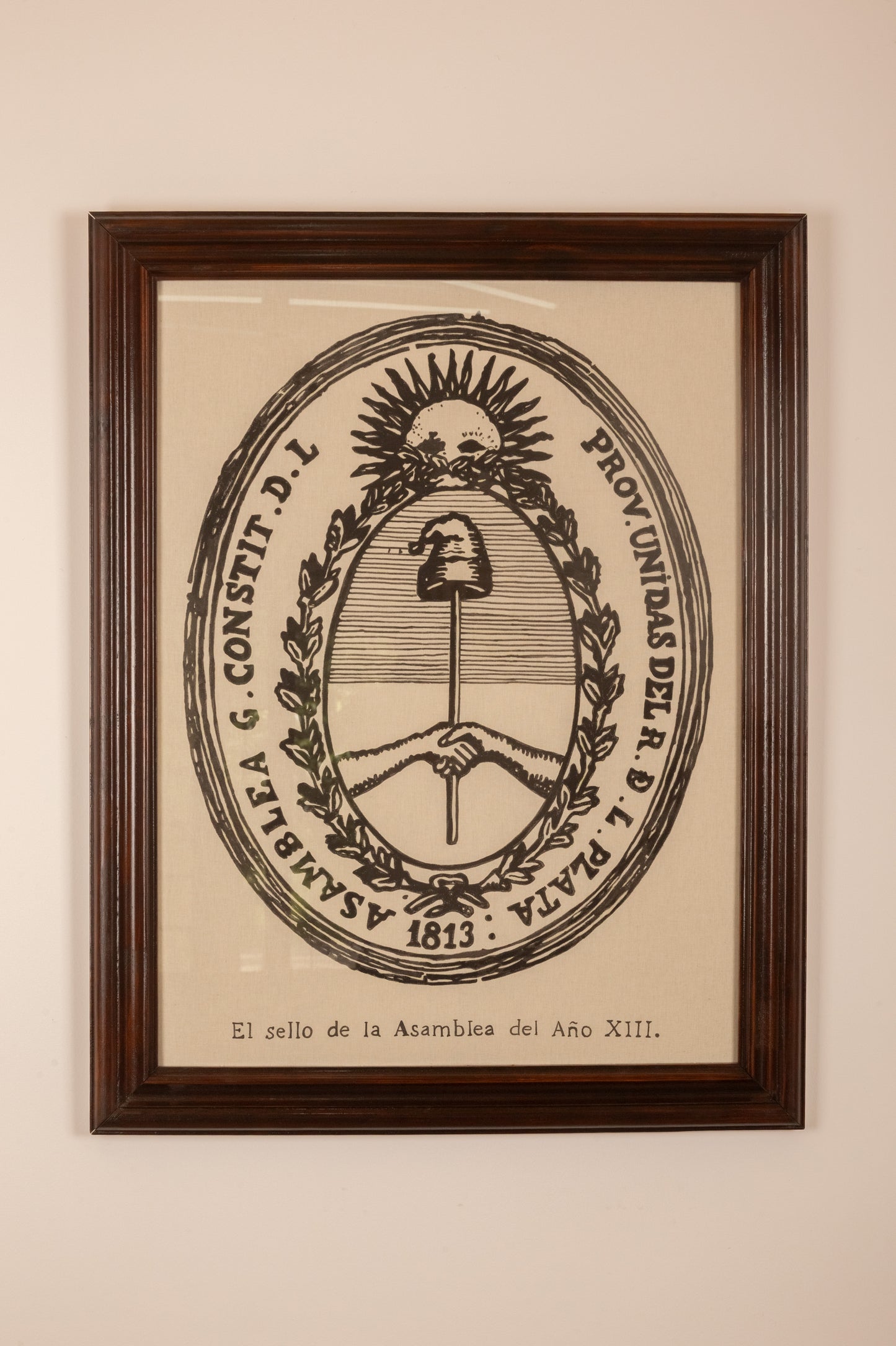 Sello de la Asamblea Gral Const Año XIII (1813) II