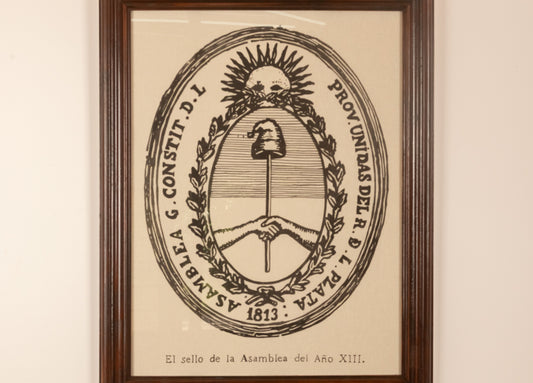 Sello de la Asamblea Gral Const Año XIII (1813) II