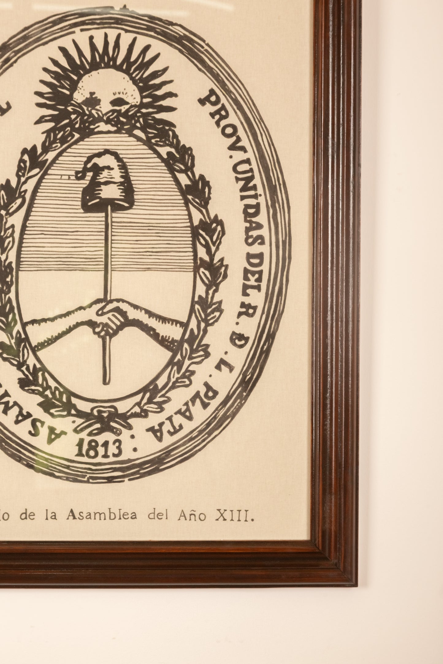 Sello de la Asamblea Gral Const Año XIII (1813) II