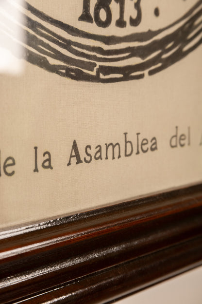 Sello de la Asamblea Gral Const Año XIII (1813) II