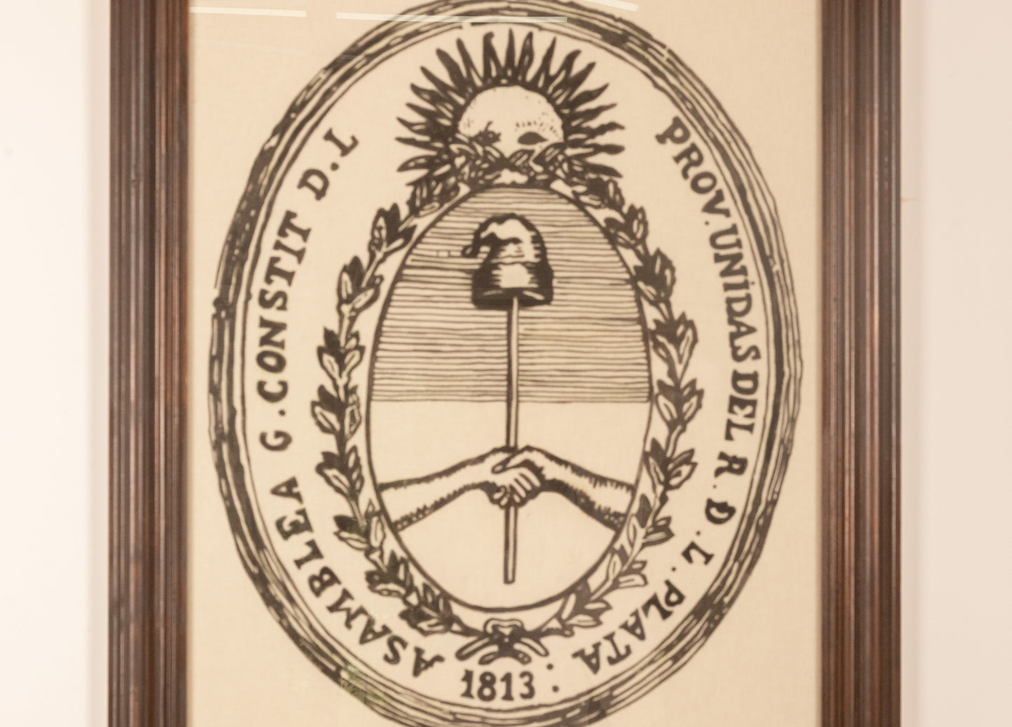 Sello de la Asamblea Gral Const Año XIII (1813) III