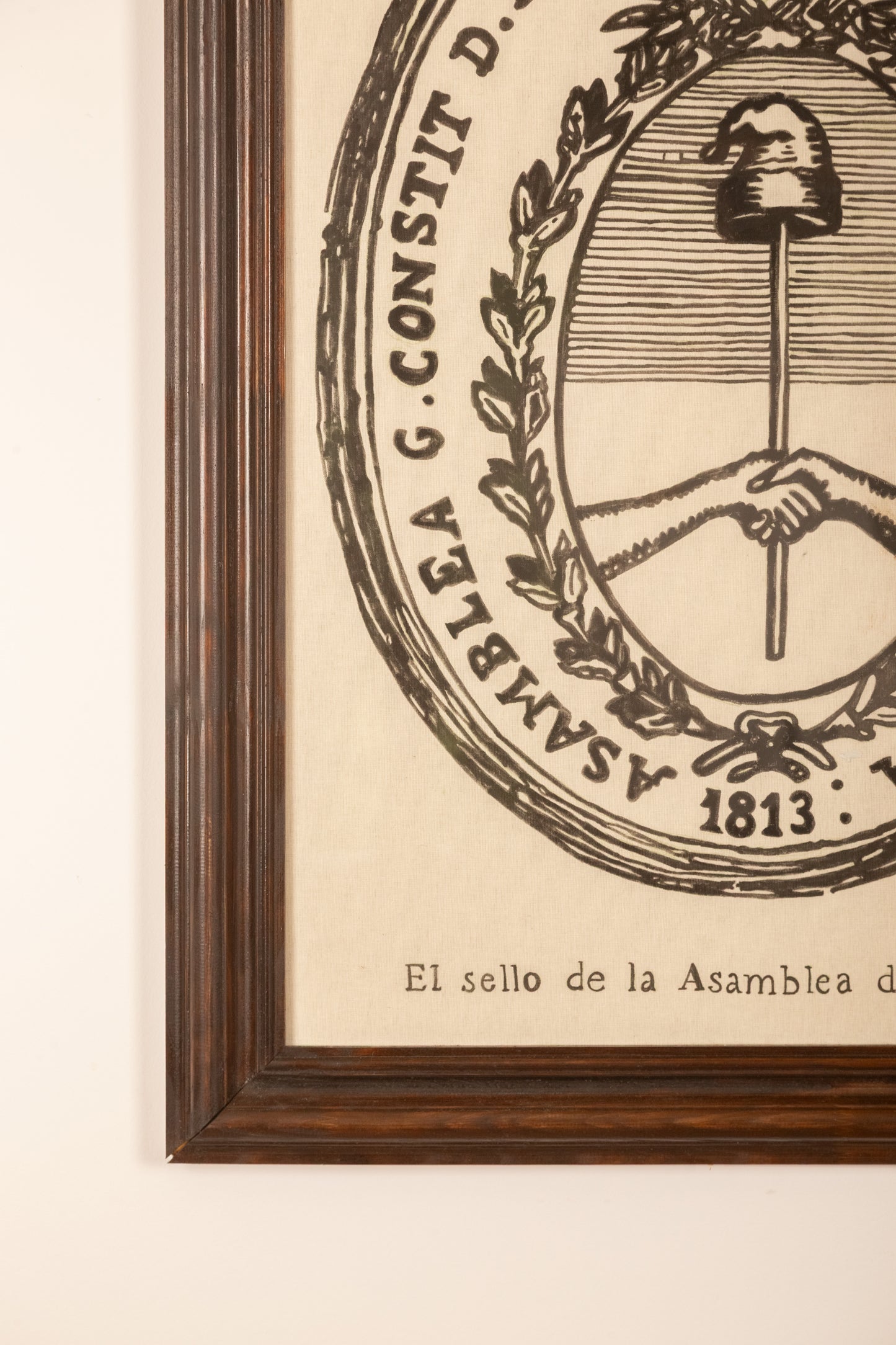 Sello de la Asamblea Gral Const Año XIII (1813) III