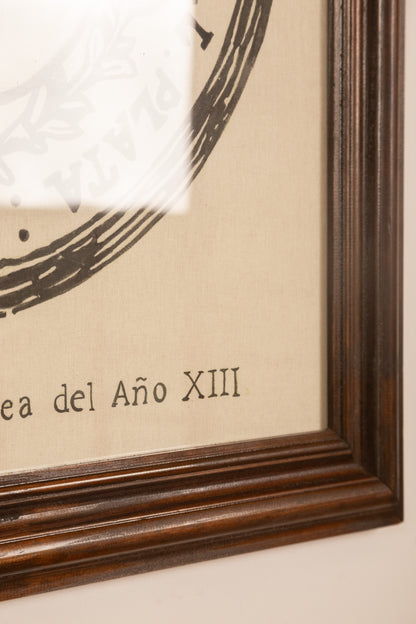 Sello de la Asamblea Gral Const Año XIII (1813) III