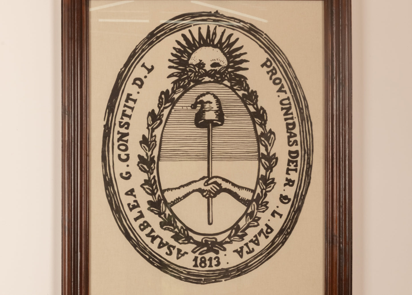 Sello de la Asamblea Gral Const Año XIII (1813) I