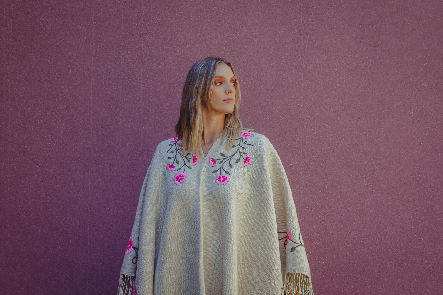 Poncho "Lavalle" Work in Creole Loom