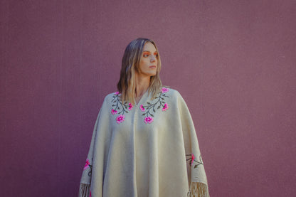 Poncho "Lavalle" Work in Creole Loom