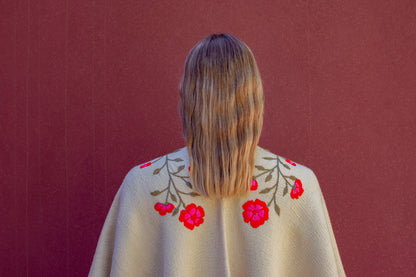 Poncho "Lavalle" Work in Creole Loom