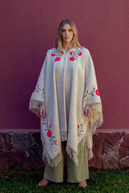 Poncho "Lavalle" Work in Creole Loom