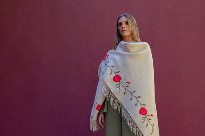 Poncho "Lavalle" Work in Creole Loom