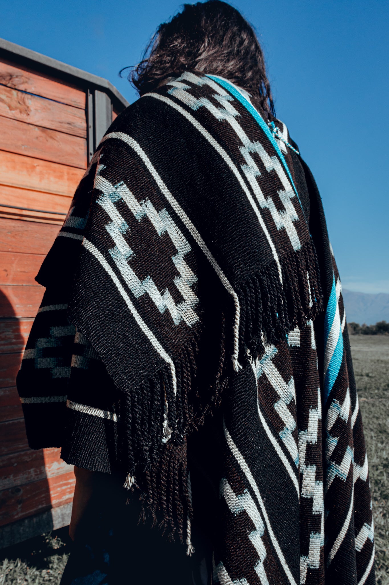 Poncho "Lavalle" Work in Creole Loom