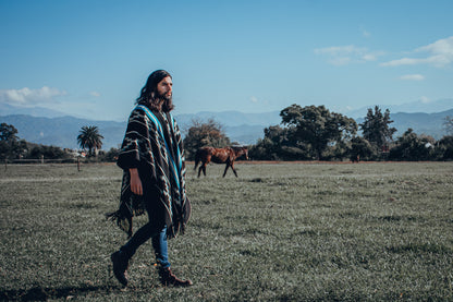 Poncho "Lavalle" Work in Creole Loom