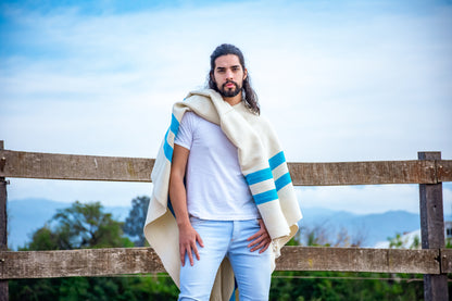 Poncho "San Martin" Obra en Telar Criollo