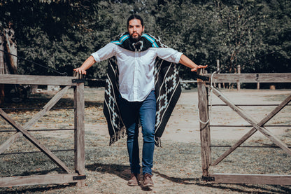 Poncho "Lavalle" Work in Creole Loom