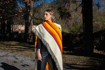 Poncho "Lavalle" Work in Creole Loom