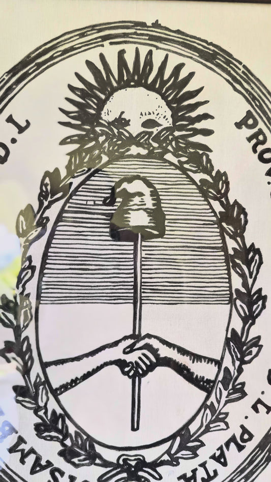 Sello de la Asamblea Gral Const Año XIII (1813) I