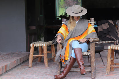 Poncho "Lavalle" Work in Creole Loom