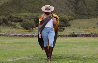 Poncho "Lavalle" Work in Creole Loom