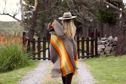 Poncho "Lavalle" Work in Creole Loom