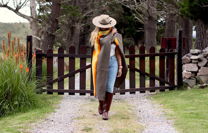 Poncho "Lavalle" Work in Creole Loom