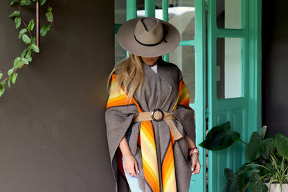 Poncho "Lavalle" Work in Creole Loom