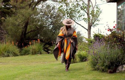 Poncho "Lavalle" Work in Creole Loom