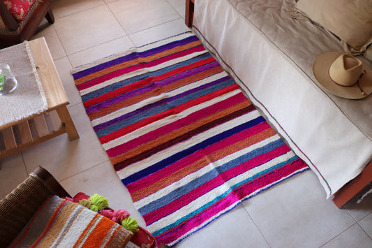 Alfombra de Oveja hecho en Telar