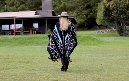 Poncho "Lavalle" Work in Creole Loom
